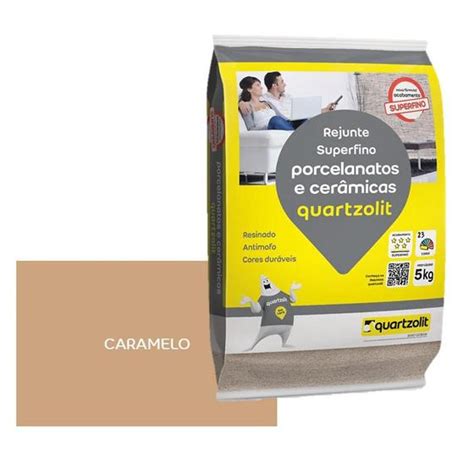 Rejunte Porcelanatos Cer Caramelo Kg Quartzolit Rejunte Magazine