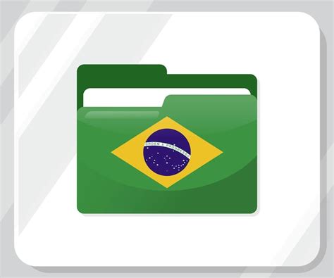 Cone Da Bandeira Do Brasil Vetor Premium