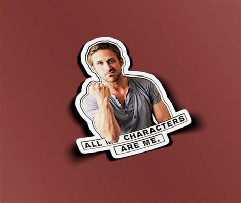 Ryan Gosling Ken Sticker