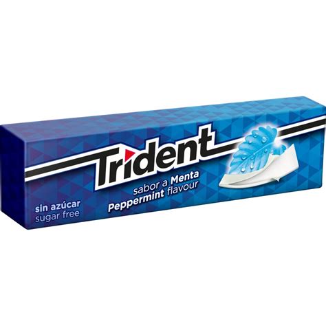 Buy Trident Oral B Peppermint Chewing Gum 12u