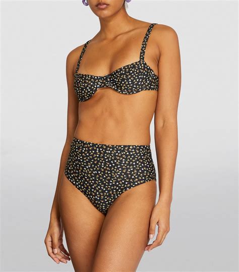 Matteau Floral High Waist Bikini Bottoms Harrods Au