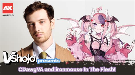 Vshojo Presents Cdawgva And Ironmouse In The Flesh Anime Expo