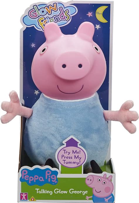 Peppa Pig Glow Friends Talking Peppa Preschool Interactive Soft Toy