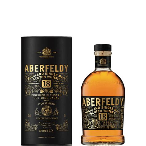 Aberfeldy 18 Yr Boligheri Casks Single Malt Scotch Whisky Total Wine