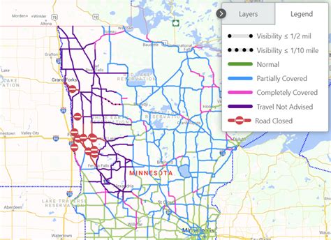 Mn Dot Map