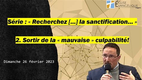 Sortir de la mauvaise culpabilité Timothé SCHULZ audio YouTube