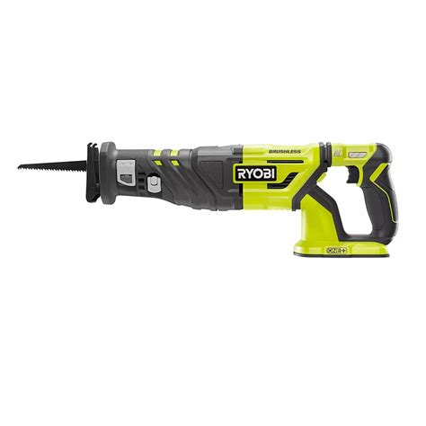 RYOBI 18V ONE+ Cordless Brushless Reciprocating Saw (Tool Only) with ...