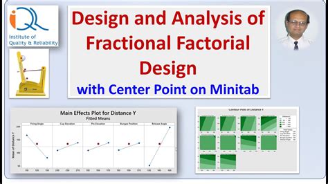 Fractional Factorial Design With Center Point Design And Analysis