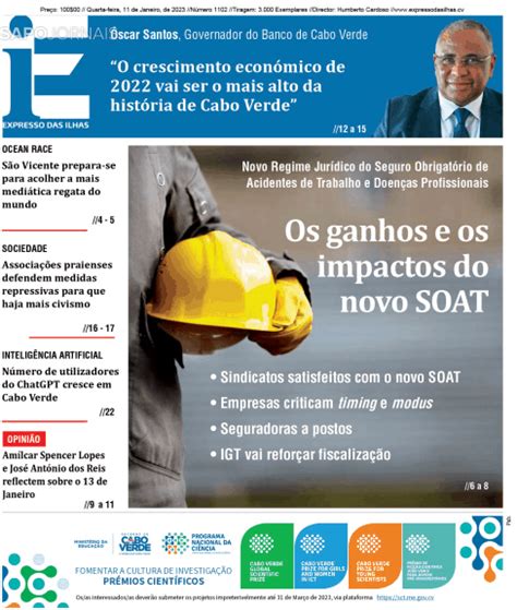 Expresso Das Ilhas 11 Jan 2023 Jornais E Revistas SAPO Pt