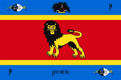 Buy Kingdom Of Eswatini Royal Standard Online Printed And Sewn Flags