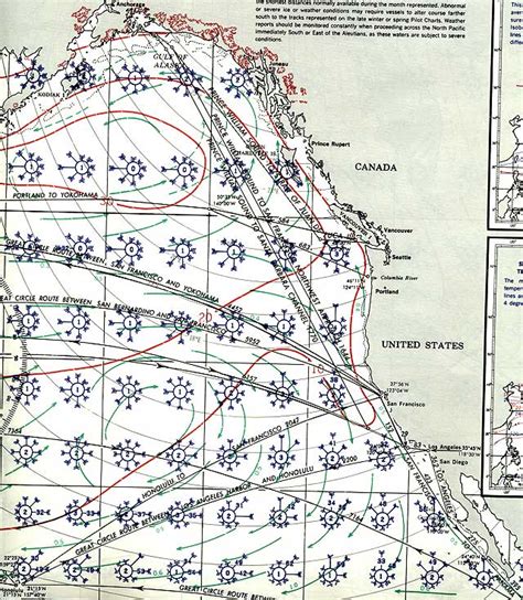 North Pacific Pilot Charts, October