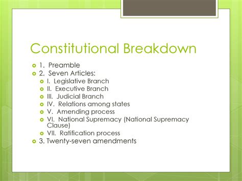 The Constitution Ppt Download