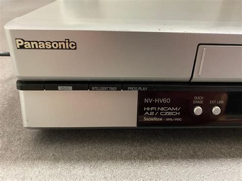 Videorekordér Panasonic HV HV60 HIFI stereo 6 hlav ovladač návod