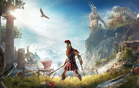 게임 Ubisoft Assassins Creed Odyssey E3 2018 Ubisoft E3 Hd 월페이퍼