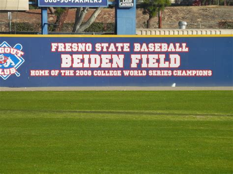 Adventures In Weseland Pete Beiden Field Home Of Fresno St Baseball