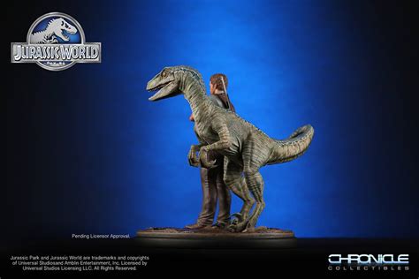 Chronicle Collectibles Jurassic World 1/9 Scale Owen and Blue Raptor Statue - The Toyark - News