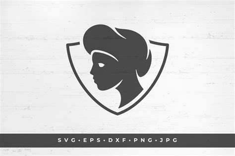 Female Baker Head Silhouette