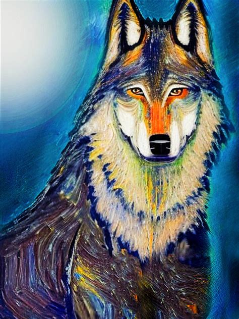 Lone Wolf Painting by Issie Alexander - Fine Art America