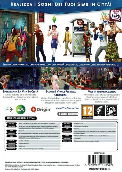 The Sims 4 City Living 2016 Box Cover Art Mobygames