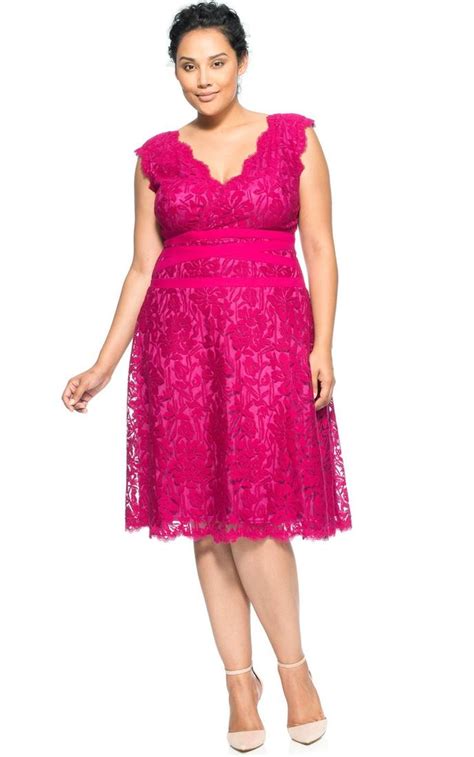 Plus Size Pink Party Dresses Pluslook Eu Collection