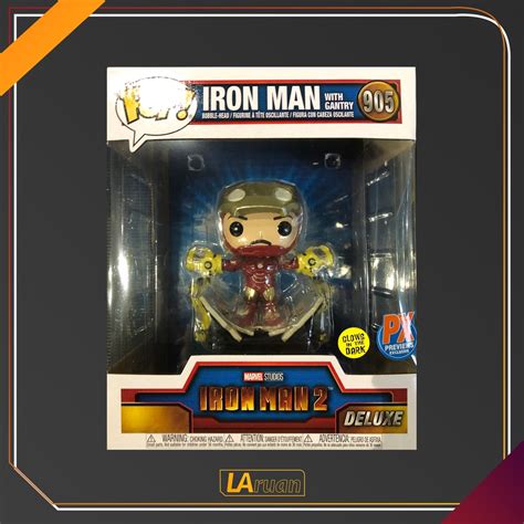 Funko Pop Deluxe 905 Iron Man With Gantry Special Edition PX