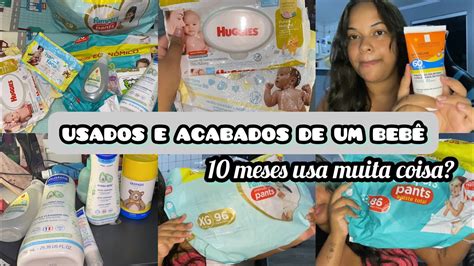 O QUE UM BEBÊ DE 10 meses usa diminuiu muito quantas fraldas