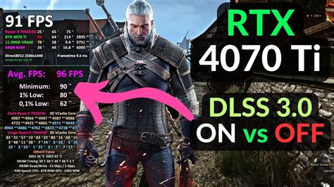 The Witcher 3 RTX 4070 Ti DLSS 3 0 Frame Generation Next Gen