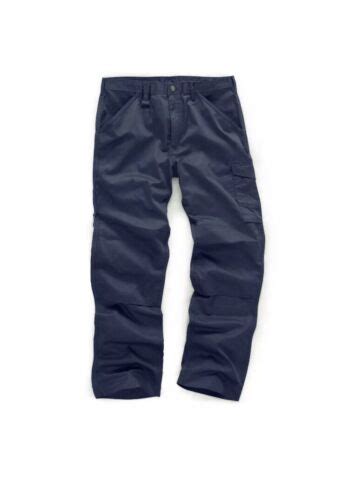 Mega Low Price Scruffs Hardwear Navy Blue Work Trousers All Sizes