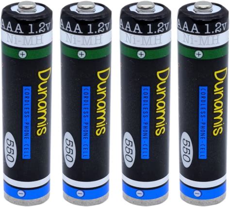 Ansmann Akku Aaa 550 Mah Nimh 1 2 V Micro Aaa Batterien