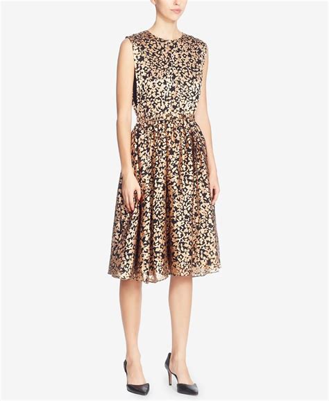 Catherine Malandrino Kells Burnout Chiffon Fit And Flare Dress Macys