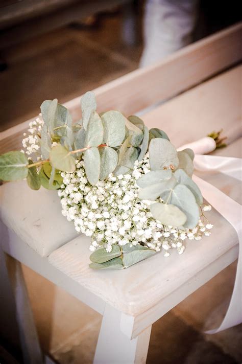 Bouquet de Gypsophile et Eucalyptus pour Mariée Bohème Fleurs