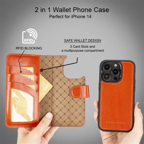 Apple Iphone 14 Series Detachable Leather Wallet Case Colorful Mw In