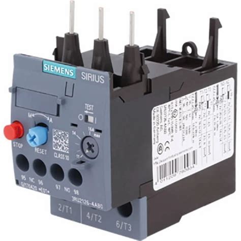 Siemens Thermal Overload Relay 3ru Olr At 1010 Piece Thermal