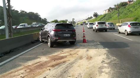 Acidente Entre Carro E Caminh O Na Rodovia Dos Imigrantes Deixa Um