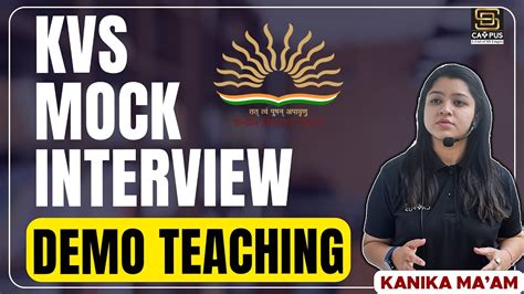 KVS PRT Interview 2023 KVS Mock Interview Classes Demo Teaching