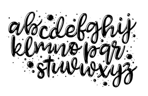 Fuente De Script Hand Lettering Y Arte De Tipograf A Personalizada Para