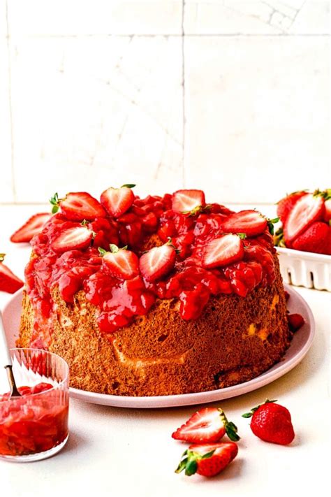 Strawberry Angel Food Cake Table For Two® By Julie Chiou