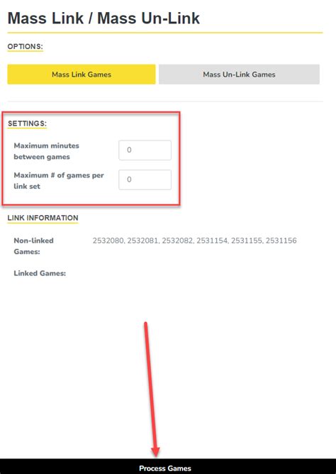 Auto Linking Games – ZebraWeb Support