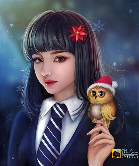 harry potter cho chang fanart nekocuong  cuongkhung  deviantart