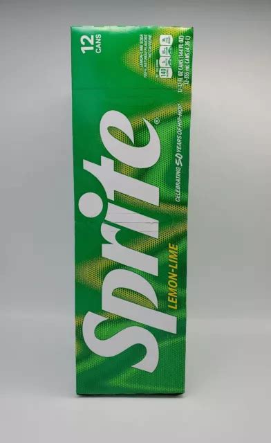 Sprite Celebrating Years Of Hip Hop Pack Box Only Empty Diy