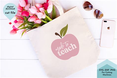 Made To Teach Teacher Appreciation Graphic By Lettershapes · Creative Fabrica