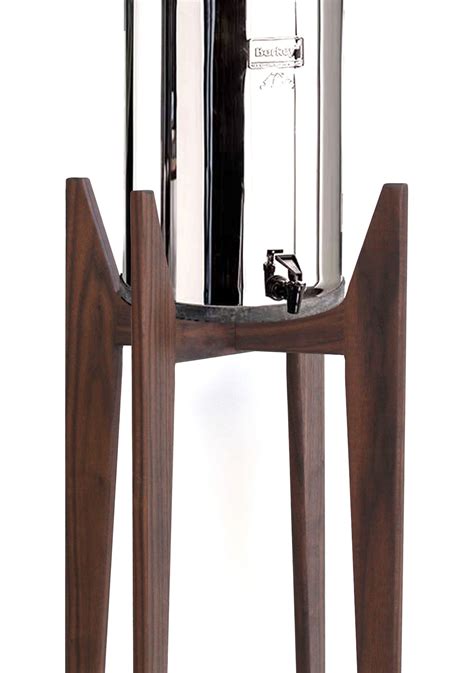 Water Filter Floor Stand Berkey Heavy Duty Walnut Wood Stand Tall Stand Crown Imperial Royal