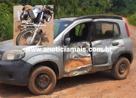 Jaru Motociclista Fica Gravemente Ferido Ap S Colidir Em Fiat Uno Na