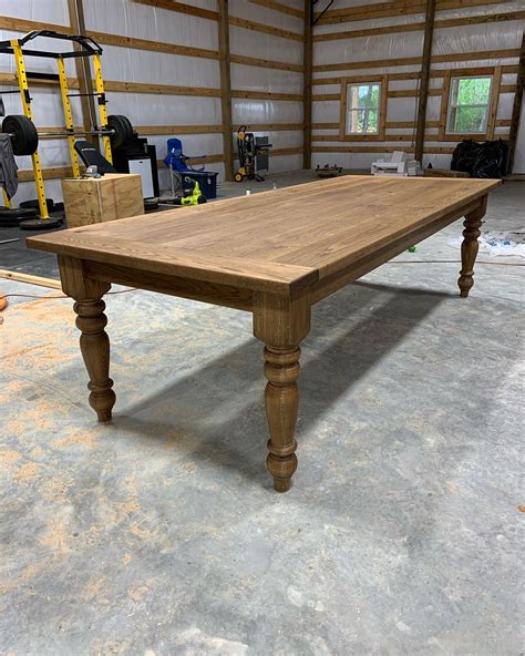 White Oak Farmhouse Table Johnson Company Woodworking Johnson