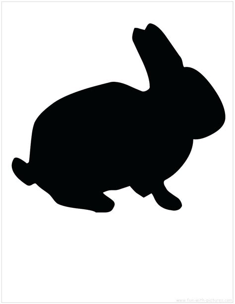 Bunny Silhouette Printable at GetDrawings | Free download