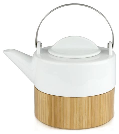 Bredemeijer Asia Bamboo Theepot Wit Bamboe Ltr Bredemeijerstore Nl