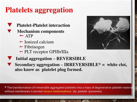 PPT - Platelets Aggregation PowerPoint Presentation, free download - ID ...