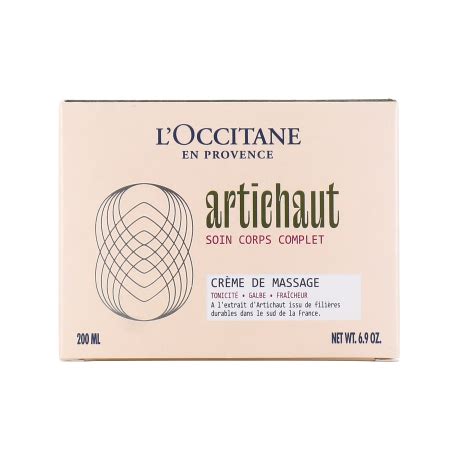 Occitane Cr Me De Massage Artichaut Soin Raffermissant Corps