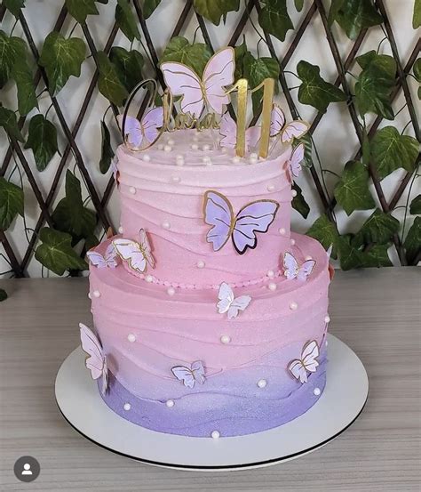 Bolo De Aniversário Borboleta - Bolo de aniversário infantil borboleta | Bolos de aniversário de 10anos ...
