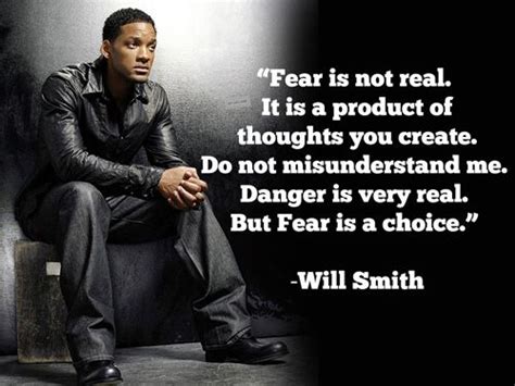 Will Smith After Earth Fear Quote Shortquotes Cc